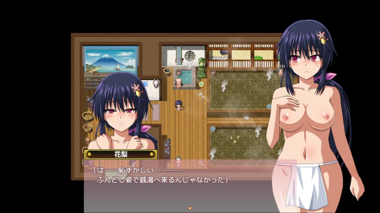 パソコン　全裸 04 同人エロゲー くノ一花梨(体験版)実況動画】爆乳女忍者、全裸ヌード・半裸ふんどし・三角木馬実験と江戸中でエロい目に合う。(巨乳抜きゲー アダルト PCゲーム) Hentai Game - Pornhub.com