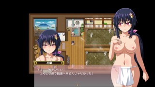 Big-Chested Female Ninja In A Nude Half-Naked Loincloth In The Live Video Trial Version Of The Doujin Erotic Game Karin