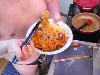 [Prof_FetihsMass] take it Easy Japanese Food! [spaghetti with Starchy Sauce]