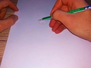 Cute hentai Japanese girl with hearts on tits