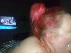 Redhead Pawg Step Sister sucks the best dick