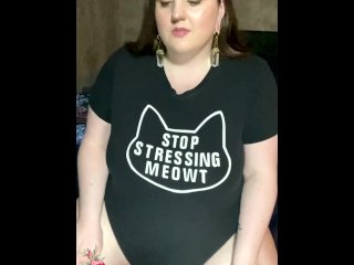 BBW Stella Masturbates in Tightest Shirt FREE1080P
