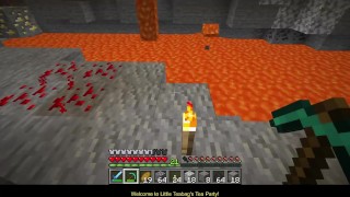 Mijnbouw, mijnbouw, de hele dag lang (Minecraft stream clip)