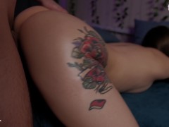 Holiday challenge DAY 5. He gave her a massage, which led to a hard fuck