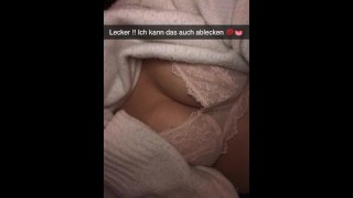 Shy German Girl Snapchats Best Friend