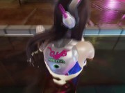 Preview 6 of Dva is fucked by Mercy futa blonde POOL PARTY missionary
