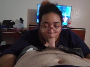 Preview 6 of Getting Head from Pregnant Ebony BBW