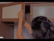 Preview 2 of Caught Stepsis masturbate while she cosplay japanese schoolgirl -"Get out stepbro!!" - Sex Việt Nam