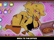 Preview 2 of FNAF Night Club [ Hentai Game PornPlay ] Ep.4 furry footjob and cumshot in the office