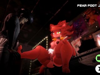 FNAF Night Club [ Hentai Game PornPlay ] Ep.4 Furry_Footjob and Cumshot in the_Office