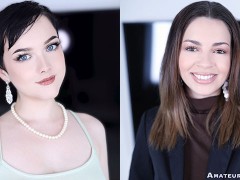 Jade Valentine & Bella Luna Provide Oral Pleasures