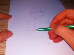 Asian woman shifted her swimsuit to show you a juicy nipple