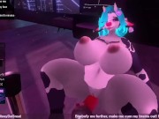 Preview 6 of Furry bimbo cowgirl fucked by machine LIVE