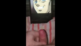 Jacking off while watching hentai #5