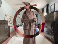 Video Blow Drying Hair While Completely Naked