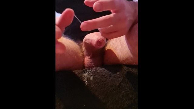 Foreskin Play and Cumming