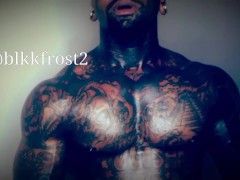 Biggest  black dick swinging