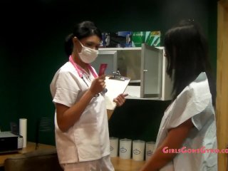 Doctor Tampa & Nurse Masturbate Alexis Grace During A Stimulating Exam! GirlsGoneGynoPart 2_of 7