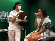 Preview 5 of Doctor Tampa & Nurse Masturbate Alexis Grace During A Stimulating Exam! GirlsGoneGyno Part 7 of 7