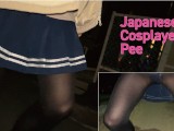 cute trap|Crossdresser [Part 1] I can't stand walking in cosplay and I urinate a lot♡ | Japanese