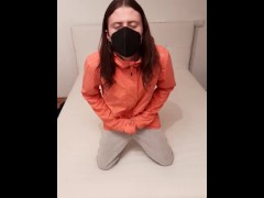 Sissy masturbates in pink raincoat - Screenshot 14 of 16 - Mask