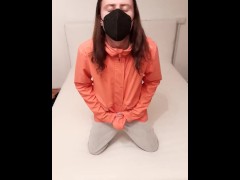 Sissy masturbates in pink raincoat - Screenshot 15 of 16 - Transgirl