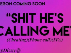 Fucking me while I'm on the phone to my boyfriend [Erotic Audio] [Cheating]