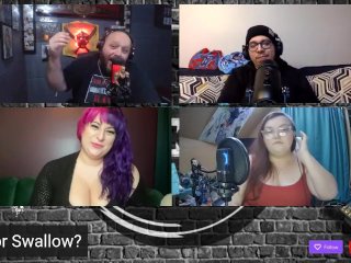 big tits, redhead, podcast, webcam