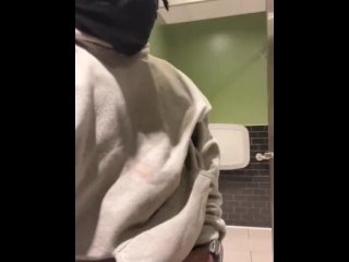 big dick, vertical video, public, girl masturbating