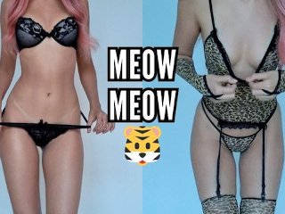 Wild Cat Costume Try On