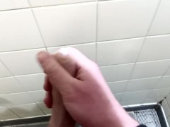 cuming on bath room wall
