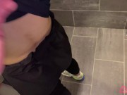 Preview 1 of Sex with an 18 year old teen in a public toilet at the mall!
