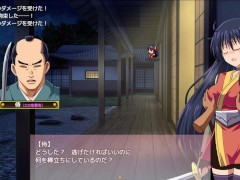 【#12 同人エロゲー くノ一花梨(体験版)実況動画】モブの侍におっぱい揉まれて生中出しされてまさかの・・(巨乳・爆乳女忍者抜きゲー アダルトPCゲーム) Hentai game