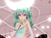 Preview 1 of MIKU X INSECT HENTAI SEX DANCE MMD CREAMPIE UNDRESS DANCE SOFT GREEN HAIR COLOR EDIT SMIXIX