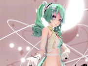 Preview 3 of MIKU X INSECT HENTAI SEX DANCE MMD CREAMPIE UNDRESS DANCE SOFT GREEN HAIR COLOR EDIT SMIXIX