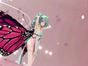 Preview 4 of MIKU X INSECT HENTAI SEX DANCE MMD CREAMPIE UNDRESS DANCE SOFT GREEN HAIR COLOR EDIT SMIXIX