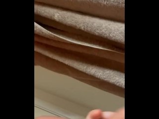 solo male, shower, vertical video, big dick