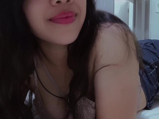 JOI PUNHETA GUIADA- Sua Namorada Carinhosa Te Faz Um Boquete e Pede Pra Gozar Na Boquinha dela💦POV
