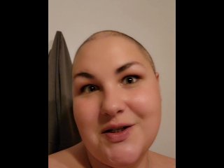 amateur, bbw, shower, vertical video