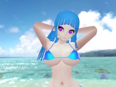 Beach Boobie Flexing 🏖️