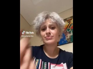 Big Natural Girl making TikTok fun