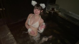 Cute Japanese Idol⑧Squirting SEX & big mouth cum at a love hotel