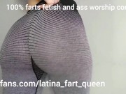 Preview 5 of Farting on your face - Stinky farts - Farts fetish - Farting in my leggings - Big ass gassy girl