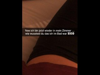 German Teen wants to fuck Anal on Snapchat