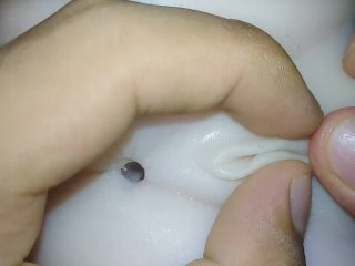 rosada, semen, creampie, solo male