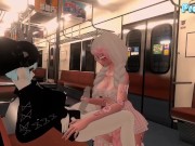 Preview 2 of VRchat couple ERPs on the public metro