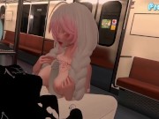 Preview 6 of VRchat couple ERPs on the public metro