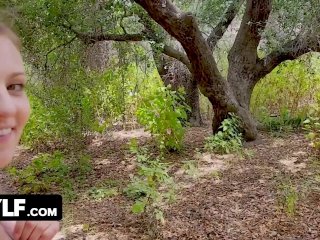 Naughty Milfs Jasmine Wilde & Kenzie Love Enjoy Some Outdoor Fuck After Sweaty Hiking - Mylf screenshot number 0