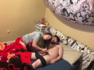 Real Passionate Amateur Couple Have Sex Before Bed(Max & Cherry)