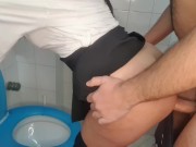 Preview 4 of Pick up girl in the toilet of disco good sex with anonymous